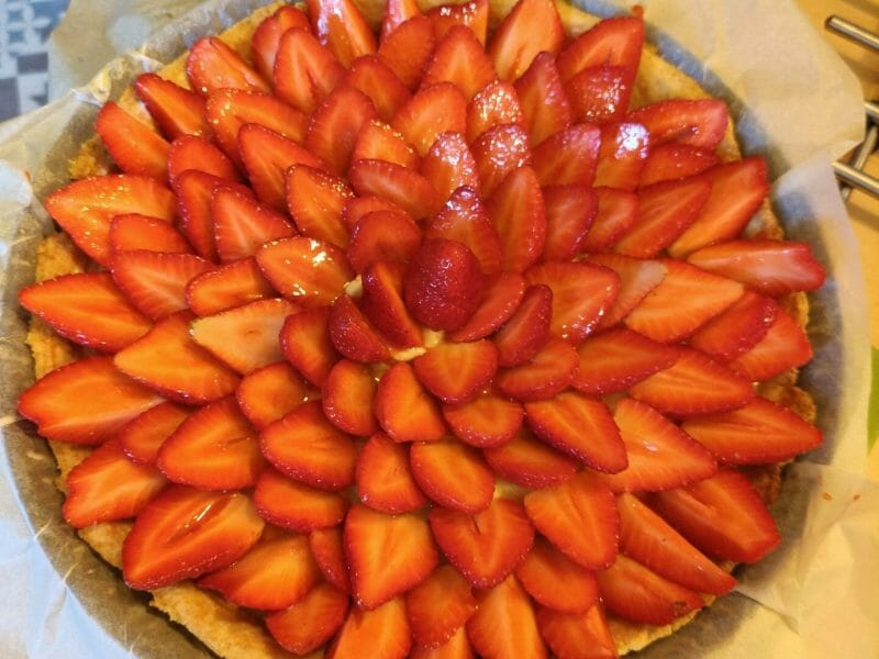 Cliquez pour zoomer ! Tarte aux fraises Thermomix par clochetteclochette
