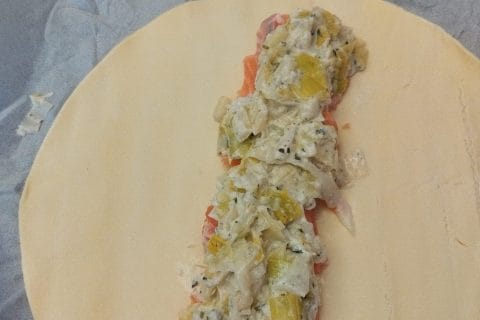 Cliquez pour zoomer ! Feuilleté saumon et poireaux Thermomix par Melilna0215