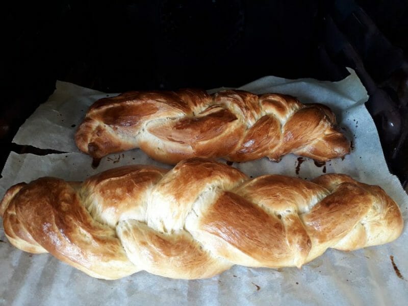 Cliquez pour zoomer ! Brioche tressée à la mie filante Thermomix par Choubi