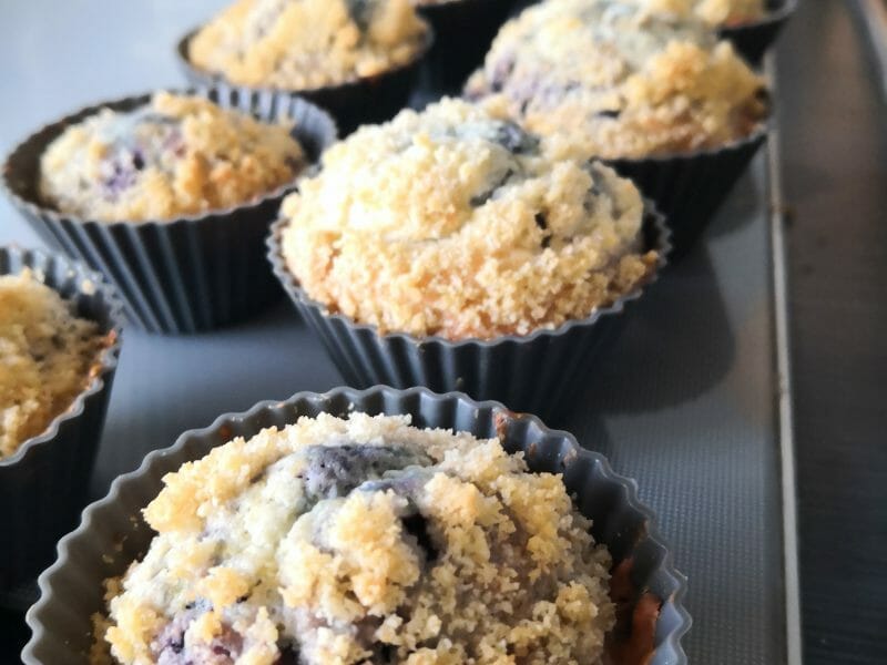 Cliquez pour zoomer ! Muffins aux myrtilles Thermomix par Laurane