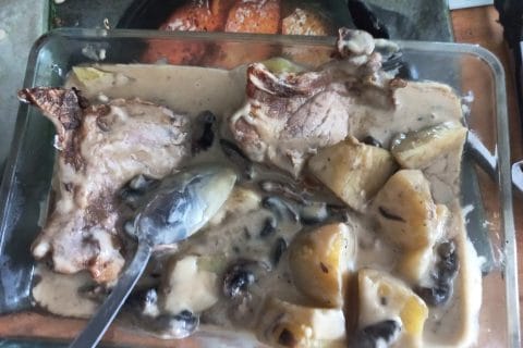 Cliquez pour zoomer ! Côtes de porc et sa sauce moutardée Thermomix par murielche