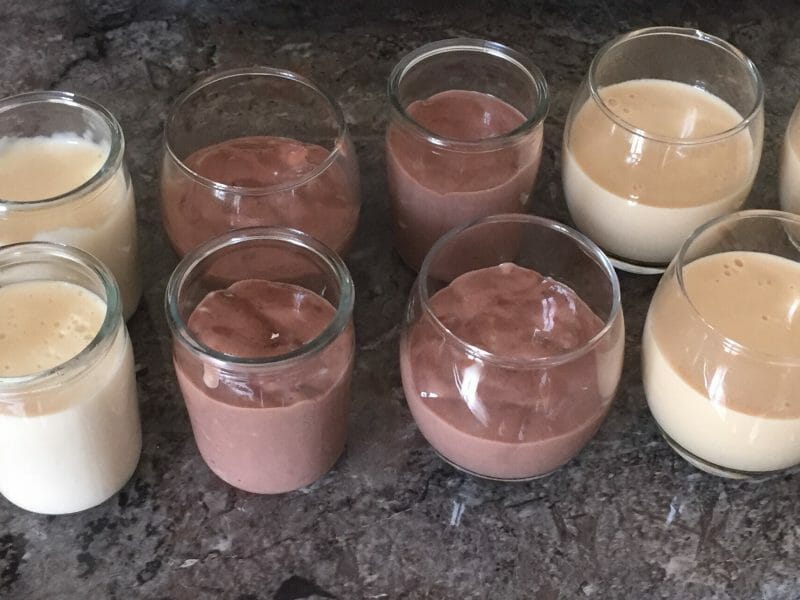 Cliquez pour zoomer ! Crème dessert au deux saveurs Thermomix par Ina1982