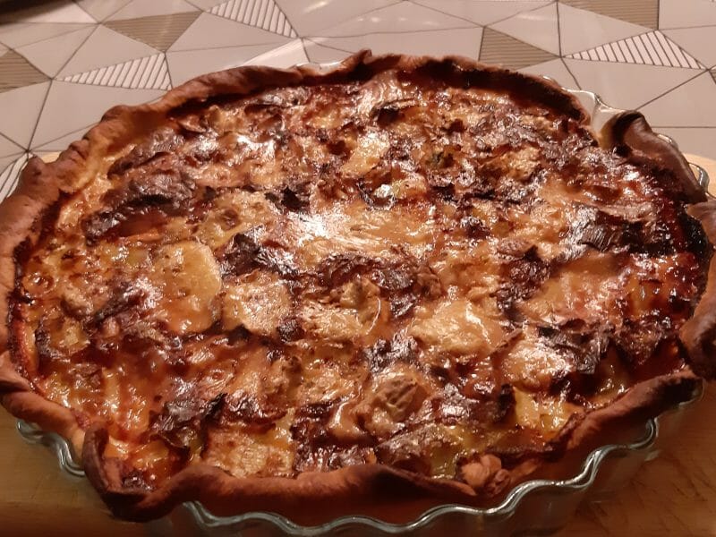 Cliquez pour zoomer ! Flamiche aux poireaux et gorgonzola Thermomix par Lili67