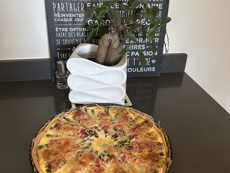 Cliquez pour zoomer ! Tarte asperges et jambon Thermomix par Pepette34