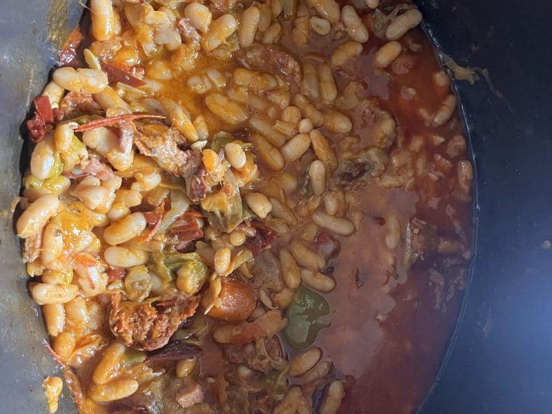 Cliquez pour zoomer ! Mijoté d’haricots blanc légumes et chorizo Thermomix par Marie-Agnes_1