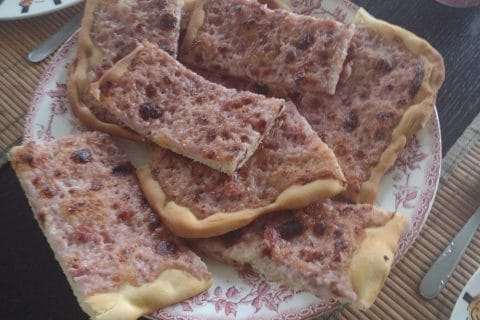 Cliquez pour zoomer ! Flammekueche traditionnelle Thermomix par nathalie_1909