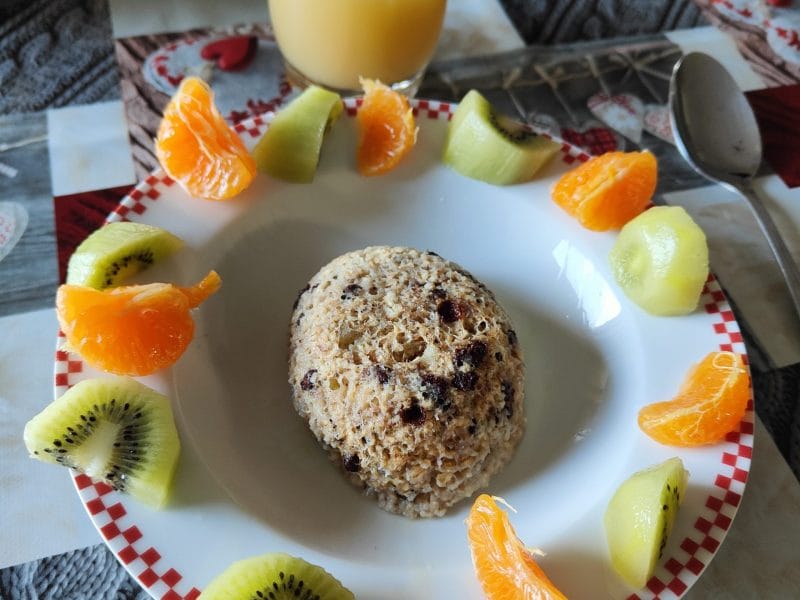 Cliquez pour zoomer ! Bowl cake banane et pépites de chocolat Thermomix par Aleks_13