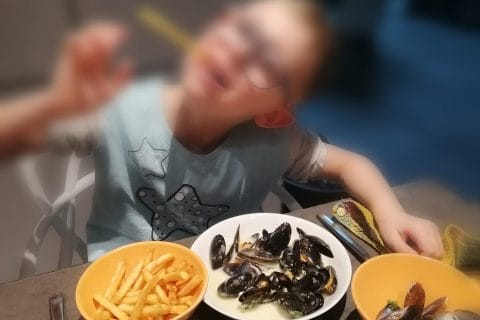 Cliquez pour zoomer ! Moules marinières Thermomix par Floemie