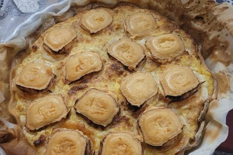 Cliquez pour zoomer ! Tarte courgette, jambon & chèvre Thermomix par Angélique
