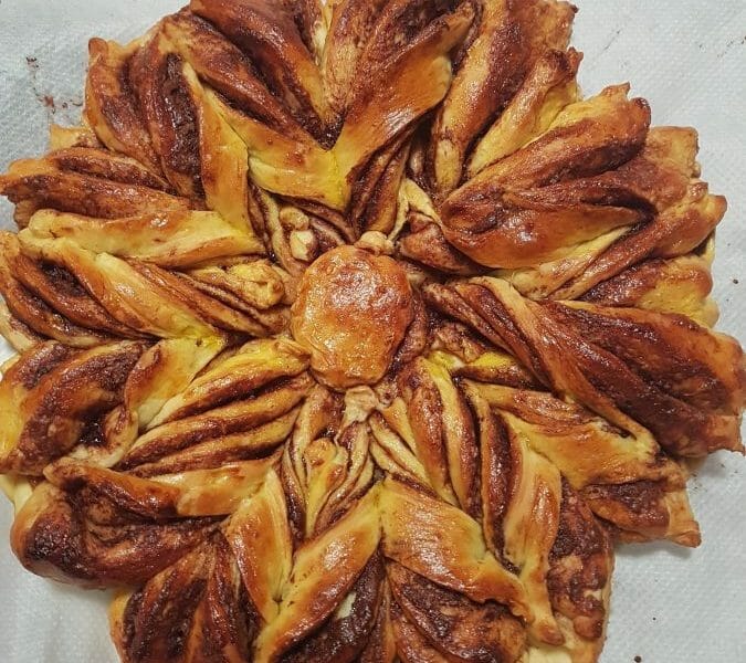 Cliquez pour zoomer ! Brioche étoilée au Nutella Thermomix par Mimi074