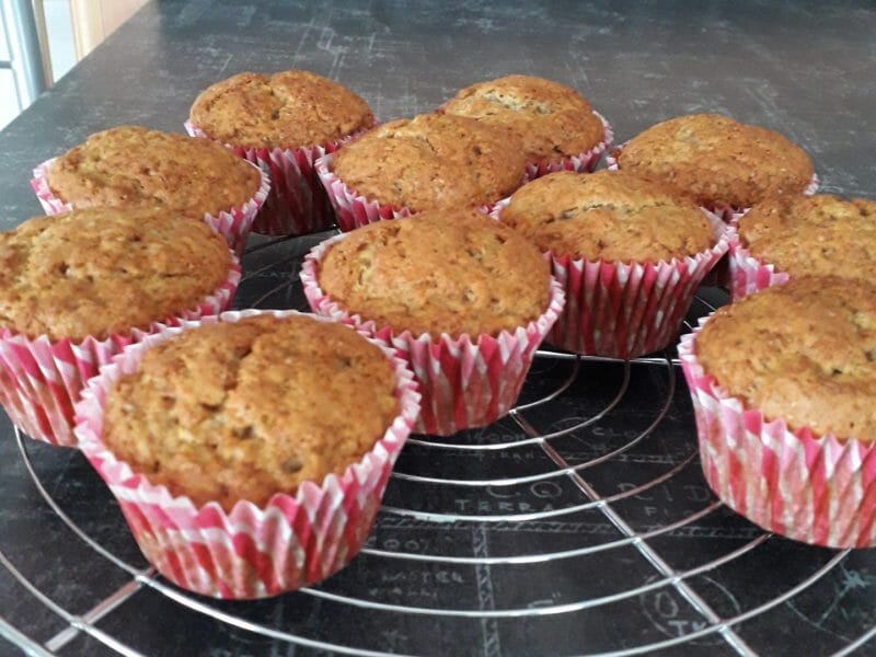 Cliquez pour zoomer ! Muffins à la banane Thermomix par Bois des dames