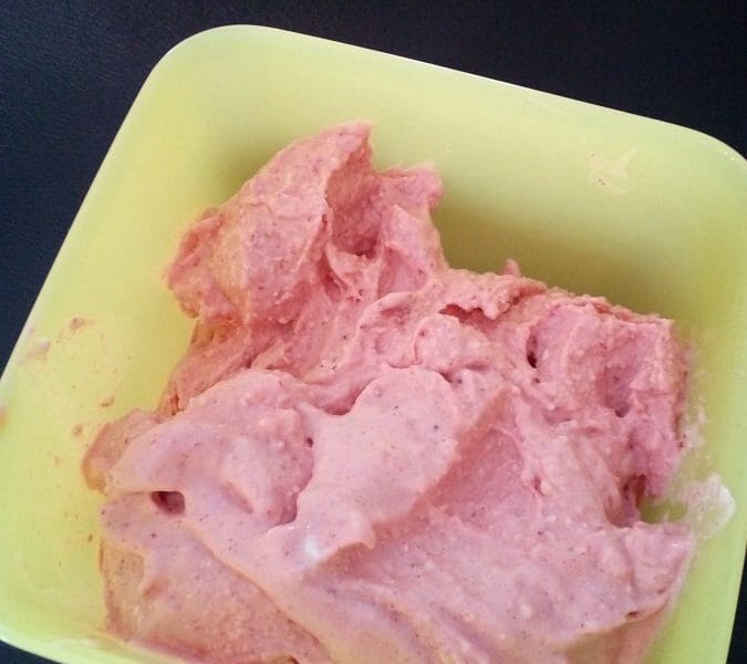 Cliquez pour zoomer ! Glace fraise raffaello Thermomix par Coco