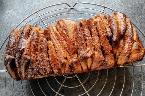 Cliquez pour zoomer ! Brioche à effeuiller à la cannelle Thermomix par Elise68