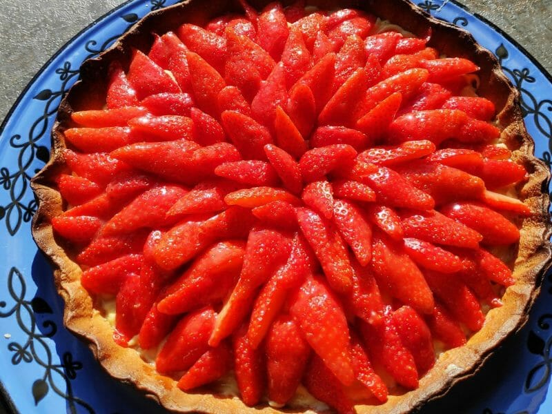 Cliquez pour zoomer ! Tarte aux fraises Thermomix par Elise68