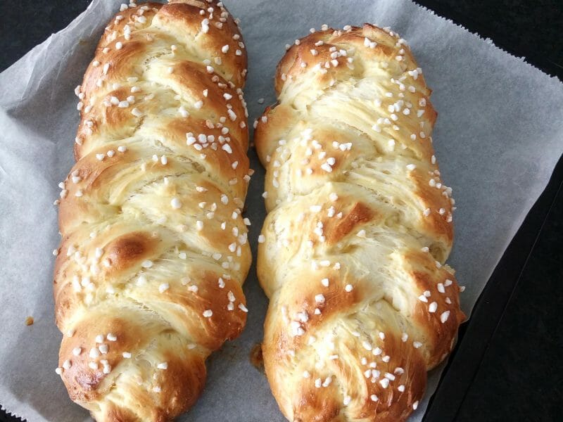 Cliquez pour zoomer ! Brioche tressée à la mie filante Thermomix par Calisse