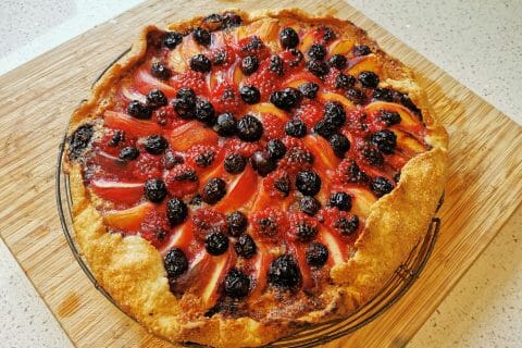 Cliquez pour zoomer ! Tarte rustique poire pécan Thermomix par campus59270