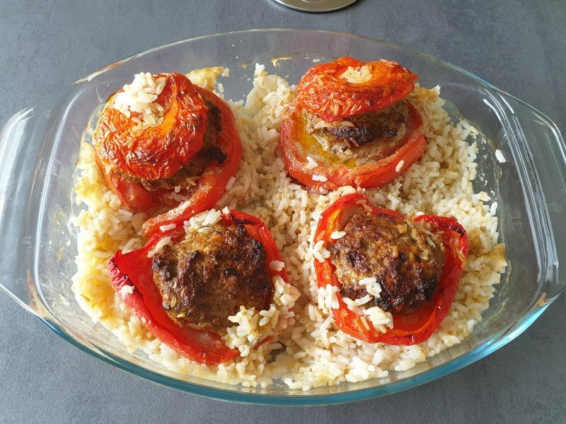 Cliquez pour zoomer ! Tomates farcies Thermomix par Solinee08