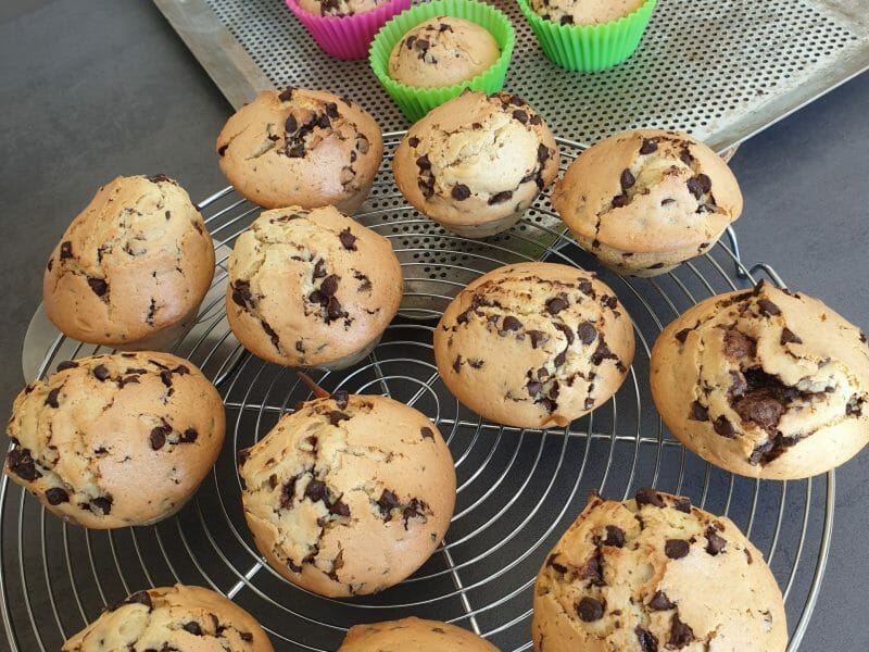 Cliquez pour zoomer ! Muffins aux pépites de chocolat Thermomix par Solinee08