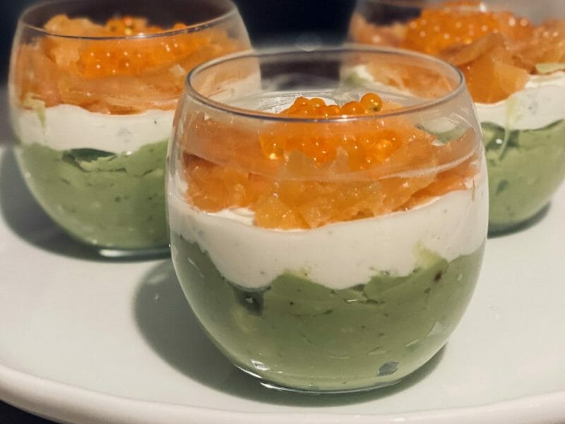 Cliquez pour zoomer ! Verrines saumon avocat Thermomix par dody40