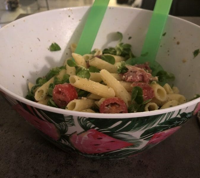 Cliquez pour zoomer ! Salade de penne à l’italienne Thermomix par dody40