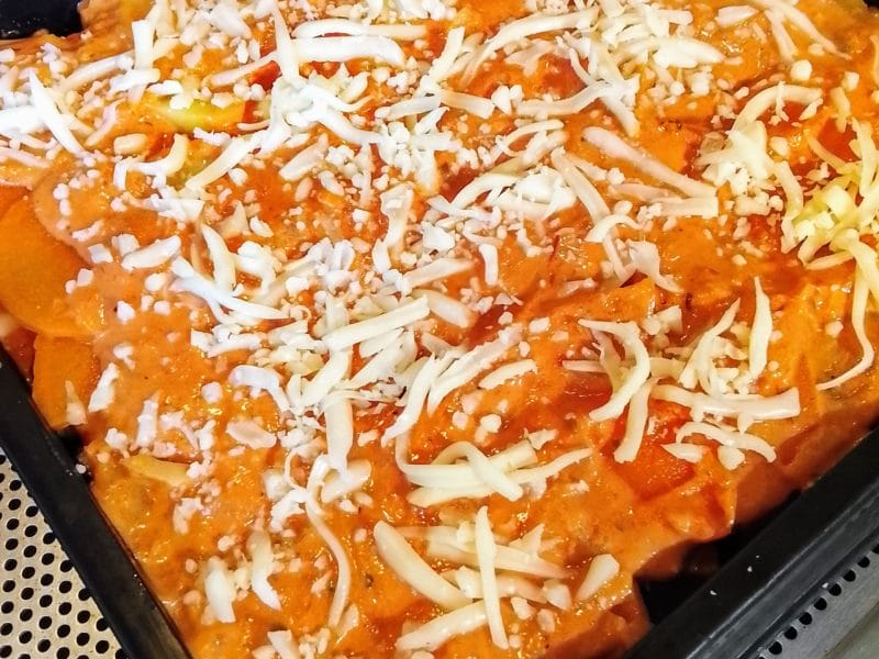 Cliquez pour zoomer ! Casserole de patates douces à la viande hachée et fêta Thermomix par Sandyy57