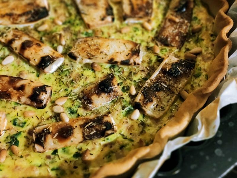 Cliquez pour zoomer ! Tarte courgette, jambon & chèvre Thermomix par Sandyy57