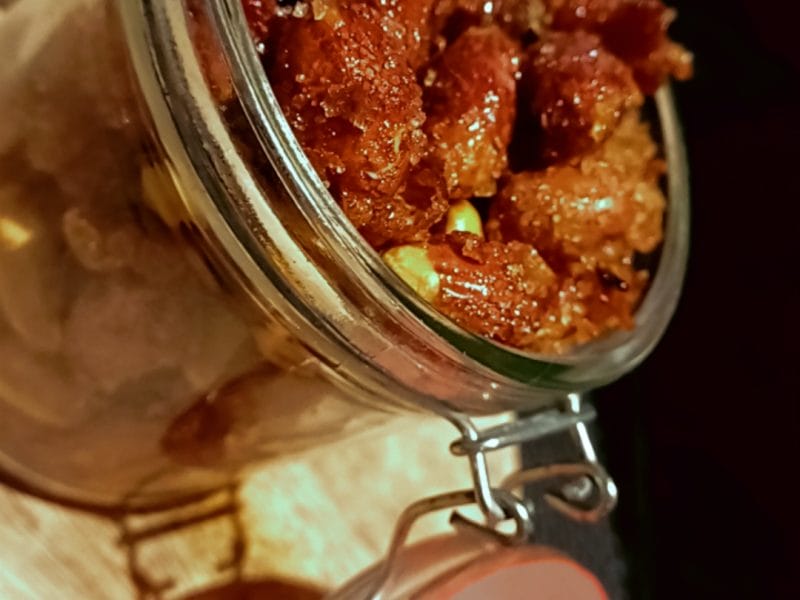 Cliquez pour zoomer ! Amandes grillées à la cannelle et au miel Thermomix par Ewilan