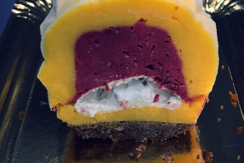 Cliquez pour zoomer ! Bûche glacée mangue et framboise Thermomix par Elodie_11
