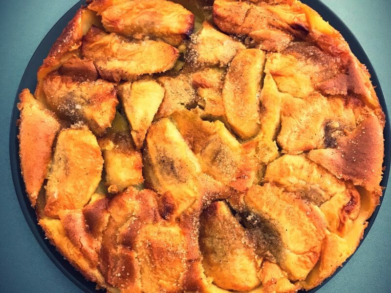 Cliquez pour zoomer ! Flognarde aux pommes (clafoutis aux pommes) Thermomix par Elodie_11