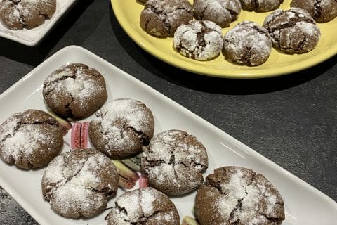 Cliquez pour zoomer ! Craquelés au chocolat Thermomix par Anthony Silva