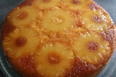 Cliquez pour zoomer ! Gâteau renversé à l’ananas Thermomix par Titiacouz
