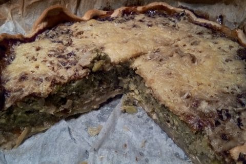 Cliquez pour zoomer ! Tarte aux brocolis et roquefort au Thermomix