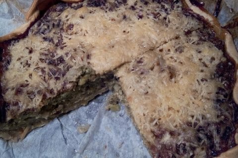 Cliquez pour zoomer ! Tarte aux brocolis et roquefort au Thermomix