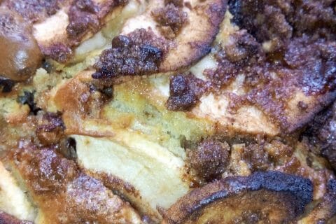 Cliquez pour zoomer ! Cake aux pommes à l’ancienne au Thermomix