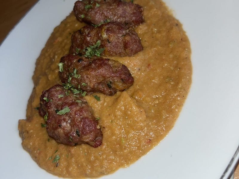 Cliquez pour zoomer ! Salade aubergines, courgettes et tomates Thermomix par duae