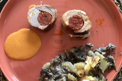 Cliquez pour zoomer ! Filet mignon au chorizo Thermomix par Arnaud35