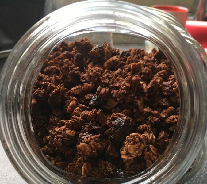 Cliquez pour zoomer ! Granola au chocolat Thermomix par Laetycuisine