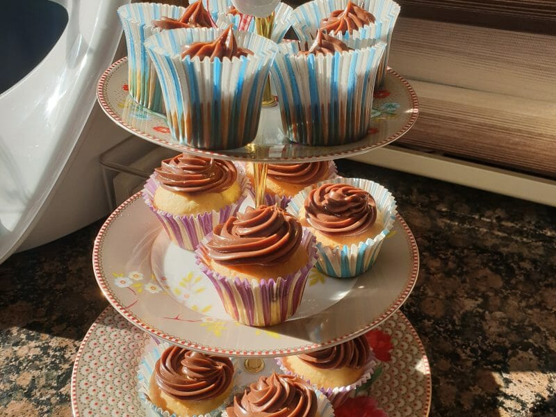 Cliquez pour zoomer ! Cupcakes au nutella Thermomix par Dounia