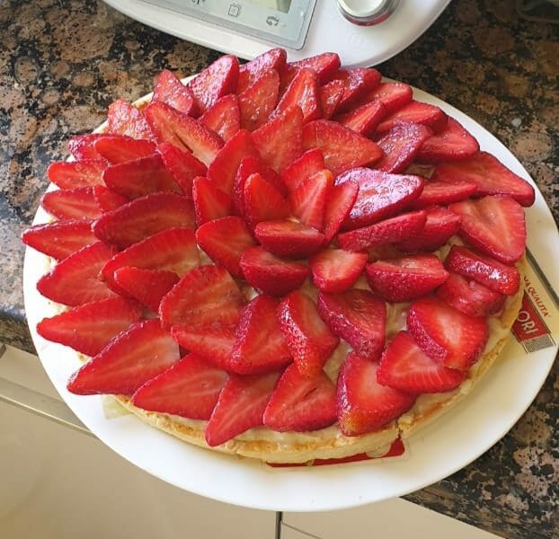 Cliquez pour zoomer ! Tarte aux fraises Thermomix par Dounia