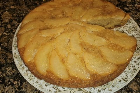 Cliquez pour zoomer ! Gâteau renversé aux poires Thermomix par Dounia