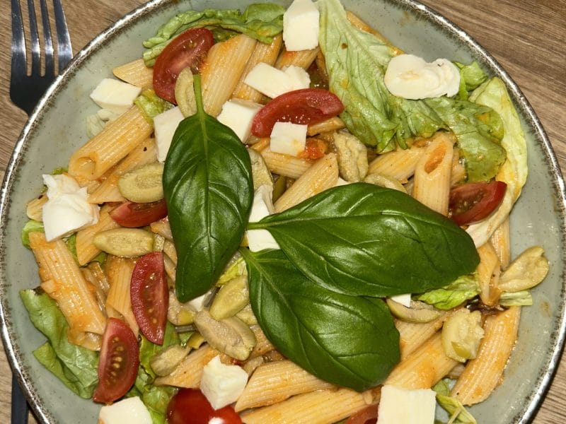 Cliquez pour zoomer ! Salade de pâtes méditerranéenne Thermomix par wilhmine