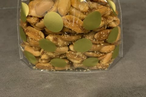 Cliquez pour zoomer ! Amandes grillées à la cannelle et au miel au Thermomix