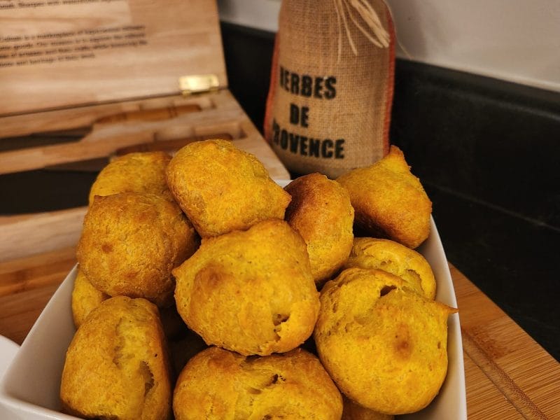 Cliquez pour zoomer ! Gougères au curry Thermomix par coraly2021