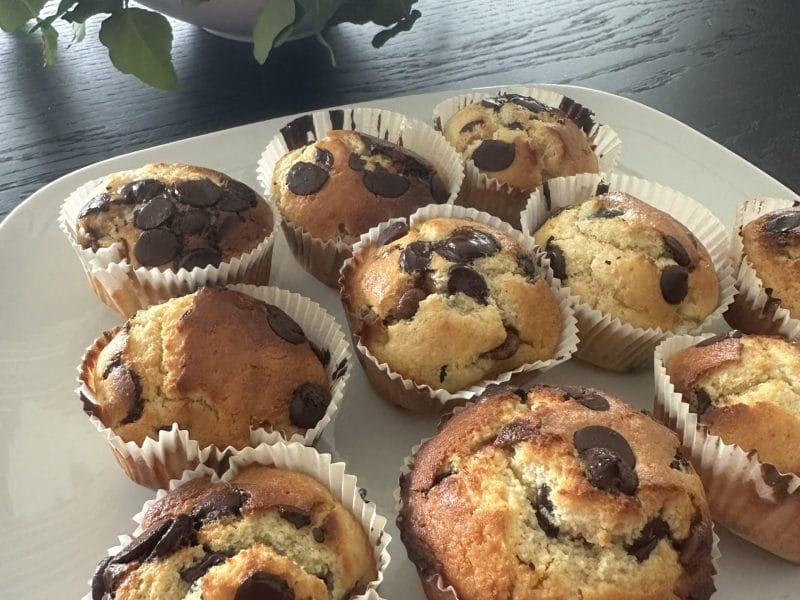 Cliquez pour zoomer ! Muffins choco-amande Thermomix par elisabeth_308