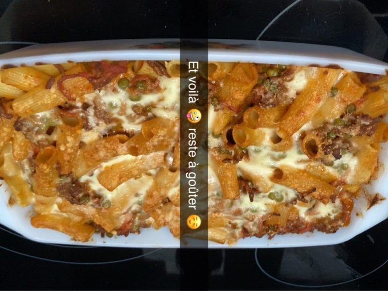 Cliquez pour zoomer ! Rigatoni al forno Thermomix par cindy2712