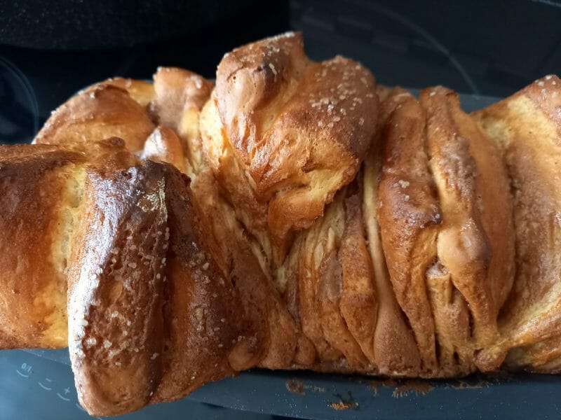 Cliquez pour zoomer ! Brioche à effeuiller à la cannelle Thermomix par Chantaloubalou