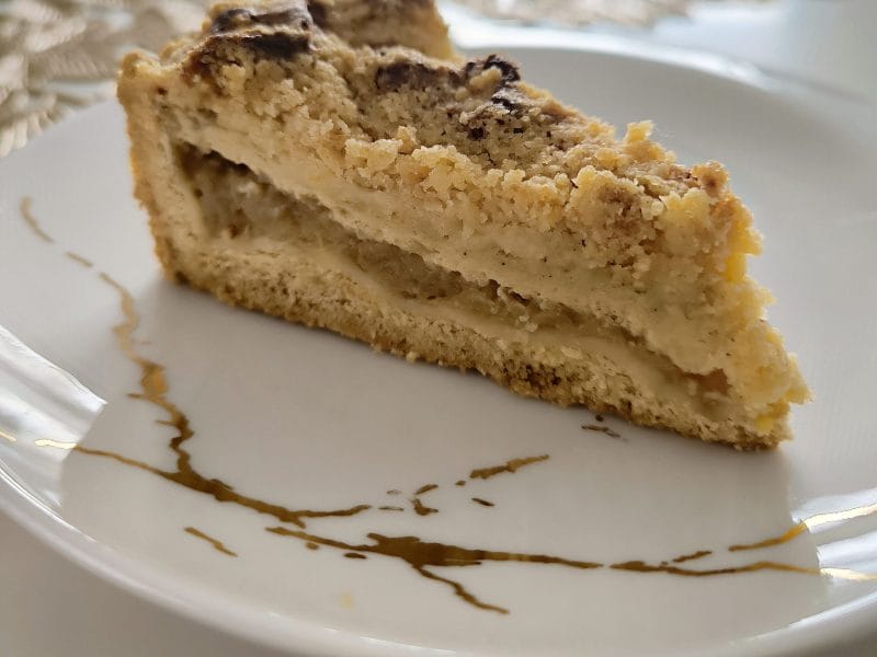 Cliquez pour zoomer ! Tarte aux pommes façon crumble Thermomix par Natha67