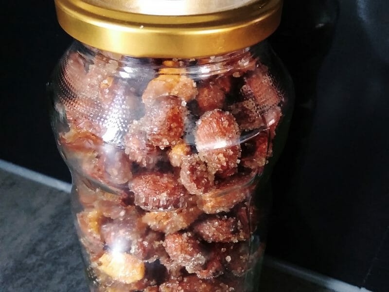 Cliquez pour zoomer ! Amandes grillées à la cannelle et au miel Thermomix par Natha67