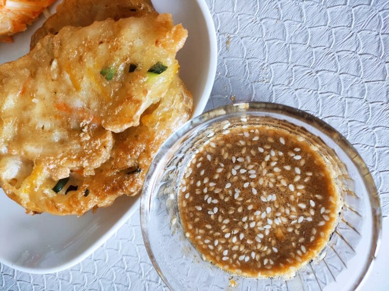 Cliquez pour zoomer ! Yachaejeon – Pancakes de légumes coréens Thermomix par Natha67