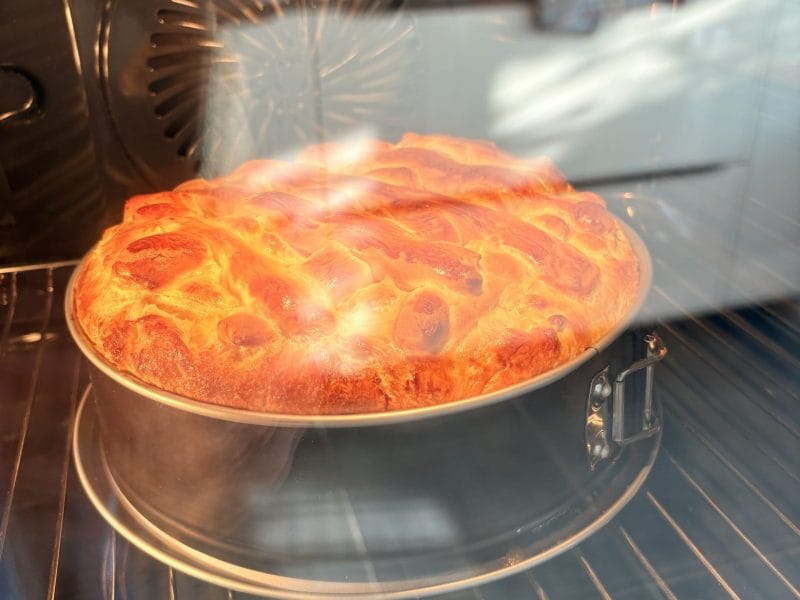 Cliquez pour zoomer ! Brioche aux pommes caramélisées Thermomix par pierrealain